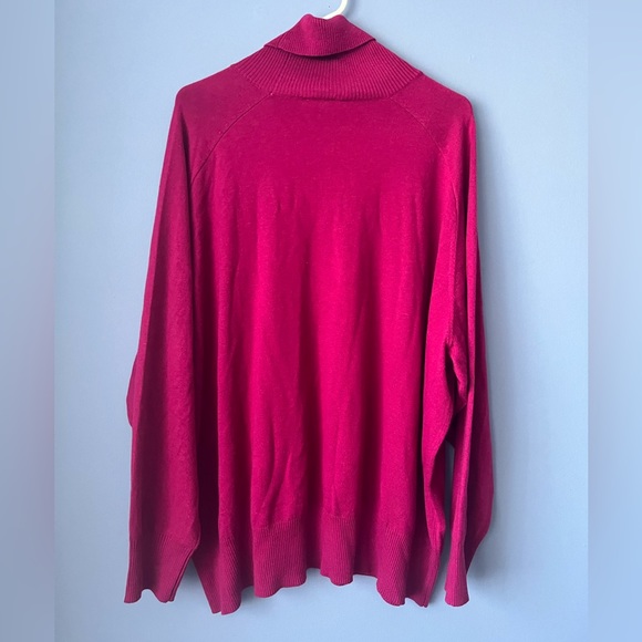 Universal Standard Renee Raglan Cozy Turtleneck Sweater Top Plus 26/28 - Picture 2 of 4